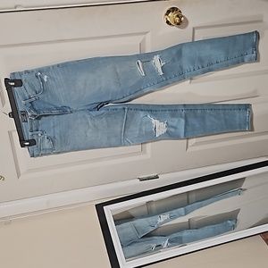 A&F high rise skinny jeans